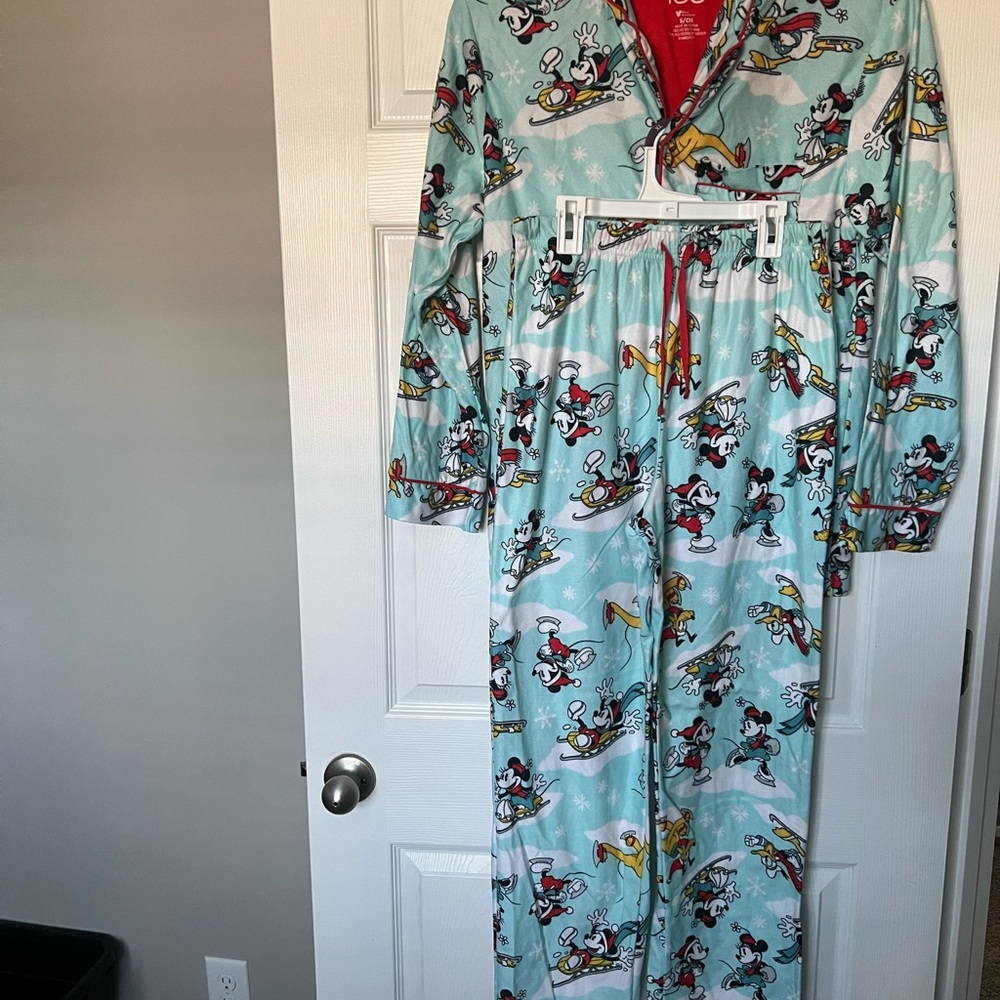 Disney 100 Mickey & Friends Winter Pajama Set - Womens Small